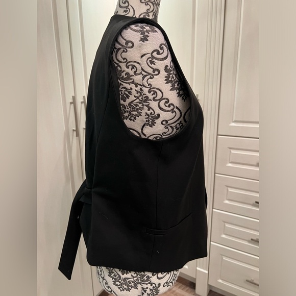 Zara Oversized Black Vest, Size M - Picture 2 of 4